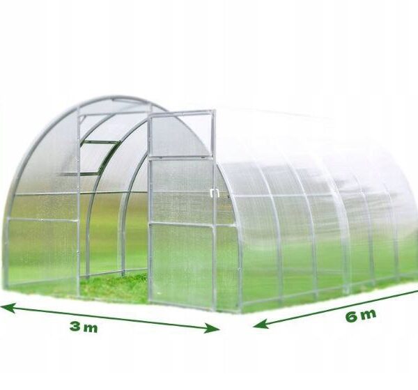 Szklarnie szklarnia ekspert tunel 40x20 3x6m z poliwęglanem 6mm