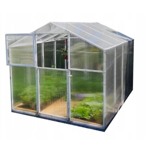 Szklarnie szklarnia ogrodowa z poliwĘglanu 5,6m2 tunel poliwĘglanowy 210x270 ptf